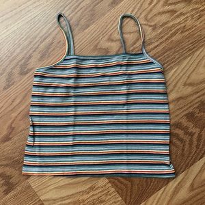 Striped crop top